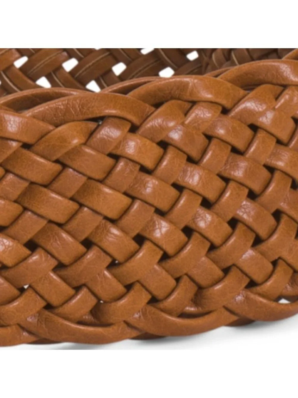 MOST WANTED Wide Woven Asymmetrical Buckle Belt